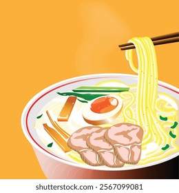 noodle ramen chinese soup food vector asian bowl japanese logo japan icon restaurant illustration background pasta menu china cuisine dish doodle instant line sketch korean rice poster drawn asia meal