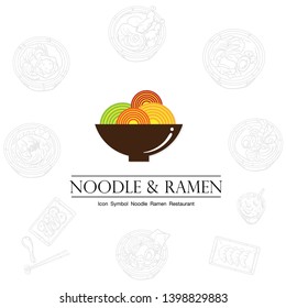 noodle ramen icon logo graphic restaurant