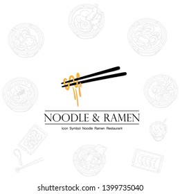 noodle ramen icon logo graphic restaurant