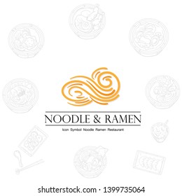 noodle ramen icon logo graphic restaurant