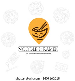 noodle ramen icon logo graphic restaurant