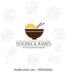 noodle ramen icon logo graphic restaurant
