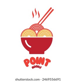 noodle restaurant logo design for graphic designer or owner shop