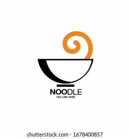 Noodle restaurant logo vector , food logo design
