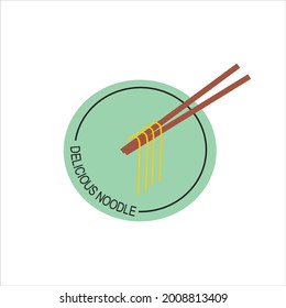 noodle restaurant logo very simple