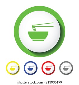 noodle sign icon