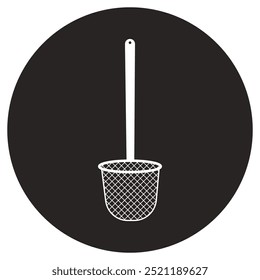 noodle strainer ícone vetor ilustração design simples