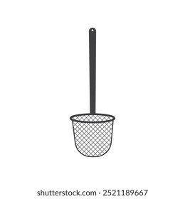 noodle strainer ícone vetor ilustração design simples