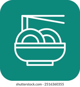 Noodle Vector Icon Design Illustration