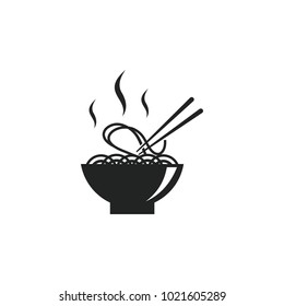 Noodle vector logo graphic abstract modern