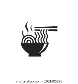 Noodle vector logo graphic abstract modern