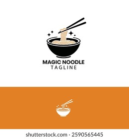 Noodle vectors logo design template