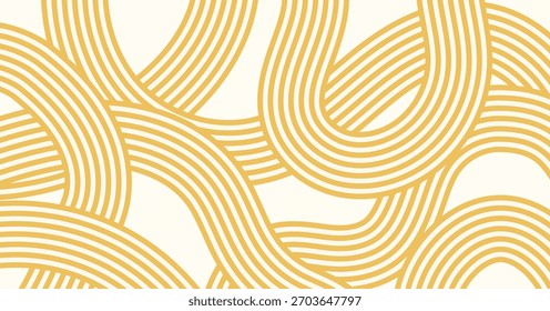 Noodle waves background, ramen, spaghetti pattern