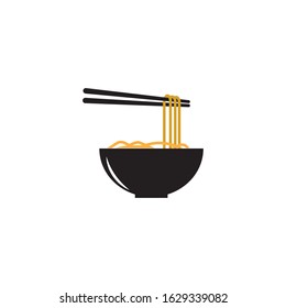 Noodler icon Vector Illustration design Logo template