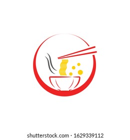 Noodler icon Vector Illustration design Logo template