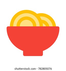 noodles in a bowl