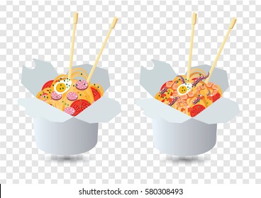 noodles in a box