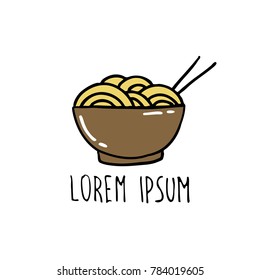 noodles doodle icon