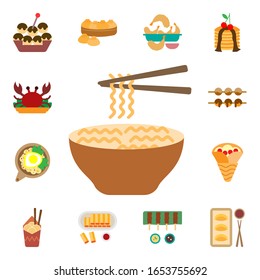 Noodles, food icon. International Food icons universal set for web and mobile