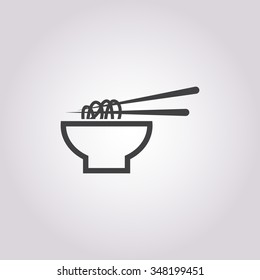 Noodles icon. 