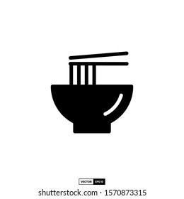 Noodles icon, design inspiration vector template for interface and any purpose