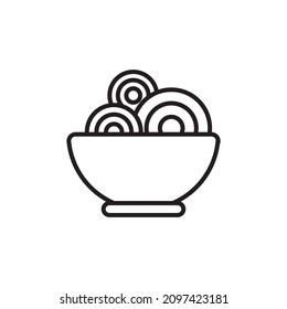 noodles icon design vector templates white on background