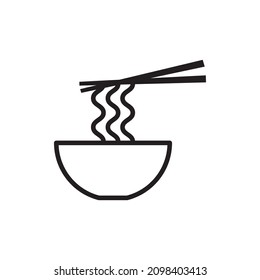 noodles icon design vector templates white on background