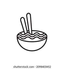 noodles icon design vector templates white on background
