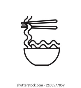 noodles icon design vector templates white on background
