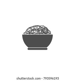 Noodles icon. Elements of Chinese culture icon. Premium quality graphic design icon. Baby Signs, outline symbols collection icon for websites, web design, mobile app on white background