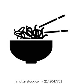 Noodles icon. Food symbol. Simple flat vector illustration for your web site design, logo, app, UI. Restaurant icon