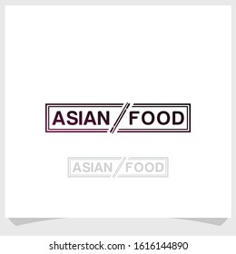 noodles icon logo design vector, Asian food logo design template, restaurant brand logo design