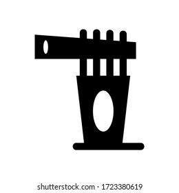 noodles icon or logo isolated sign symbol vector illustration - high quality black style vector icons

