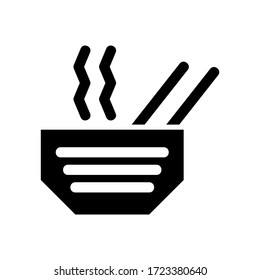 noodles icon or logo isolated sign symbol vector illustration - high quality black style vector icons
