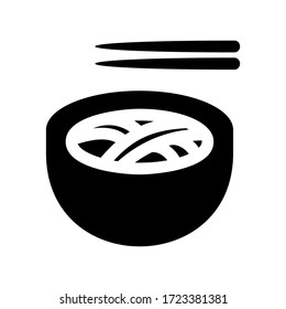 noodles icon or logo isolated sign symbol vector illustration - high quality black style vector icons
