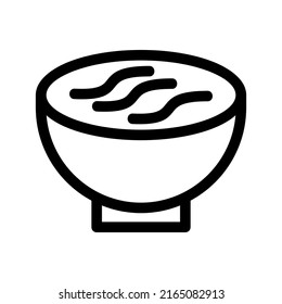 noodles icon or logo isolated sign symbol vector illustration - high quality black style vector icons
