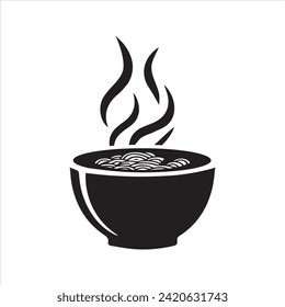 Noodles icon. Ramen. Asian food icon