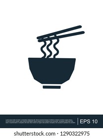 Noodles icon template