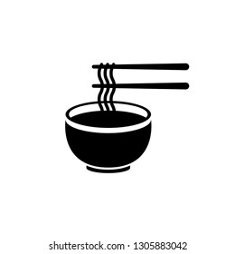 noodles icon vector