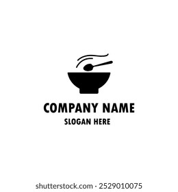 Noodles Icon Vector Design on White Background.