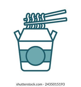 noodles icon vector design template simple and clean