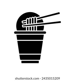 noodles icon vector design template simple and clean