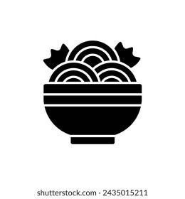 noodles icon vector design template simple and clean