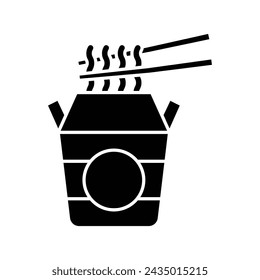 noodles icon vector design template simple and clean