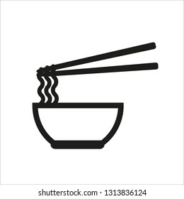 Noodles icon. Vector illustration.