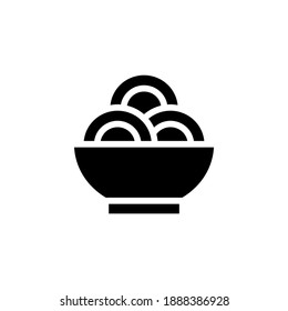 
Noodles icon in vector. Logotype
