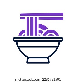 noodles icon for your website design, logo, app, UI.
