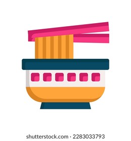 noodles icon for your website, mobile, presentation, and logo design.