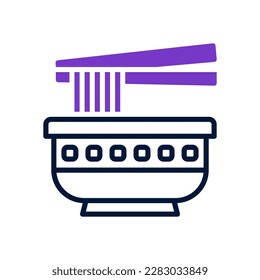 icono de tallarines para tu sitio web, móvil, presentación y diseño de logotipo.