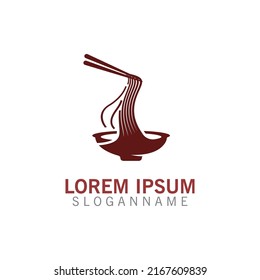 Noodles logo design image, food restaurant business template